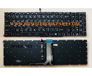 MSI Keyboard คีย์บอร์ด A6203 A6300 GE620  CX620 GX660 CX623 CX705 FX600  GE60 GE70 CX70 CX61  ภาษาไทย อังกฤษ   รบกวนแกะเทียบสายแพก่อนสั่งซื้อนะครับ   